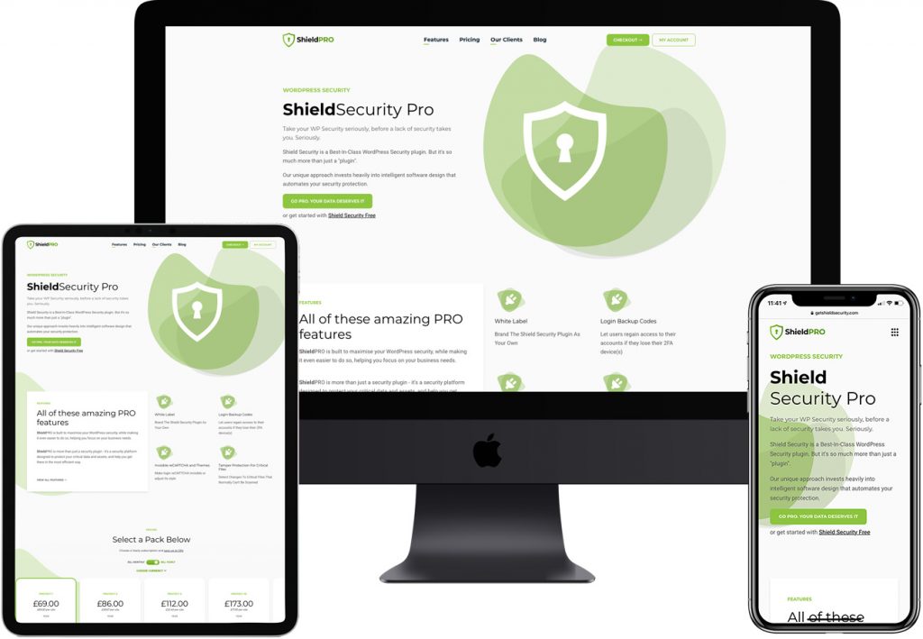 Shield Security Pro by Wibble Web Design & Development