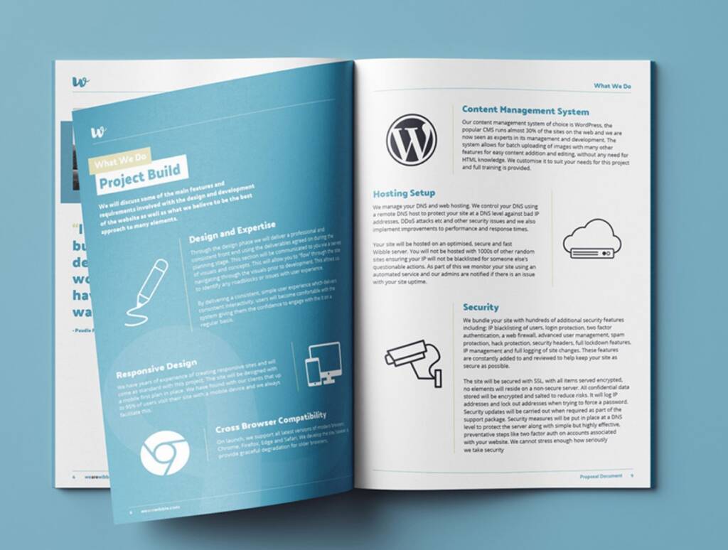 Wibble's web design process for award winning websites