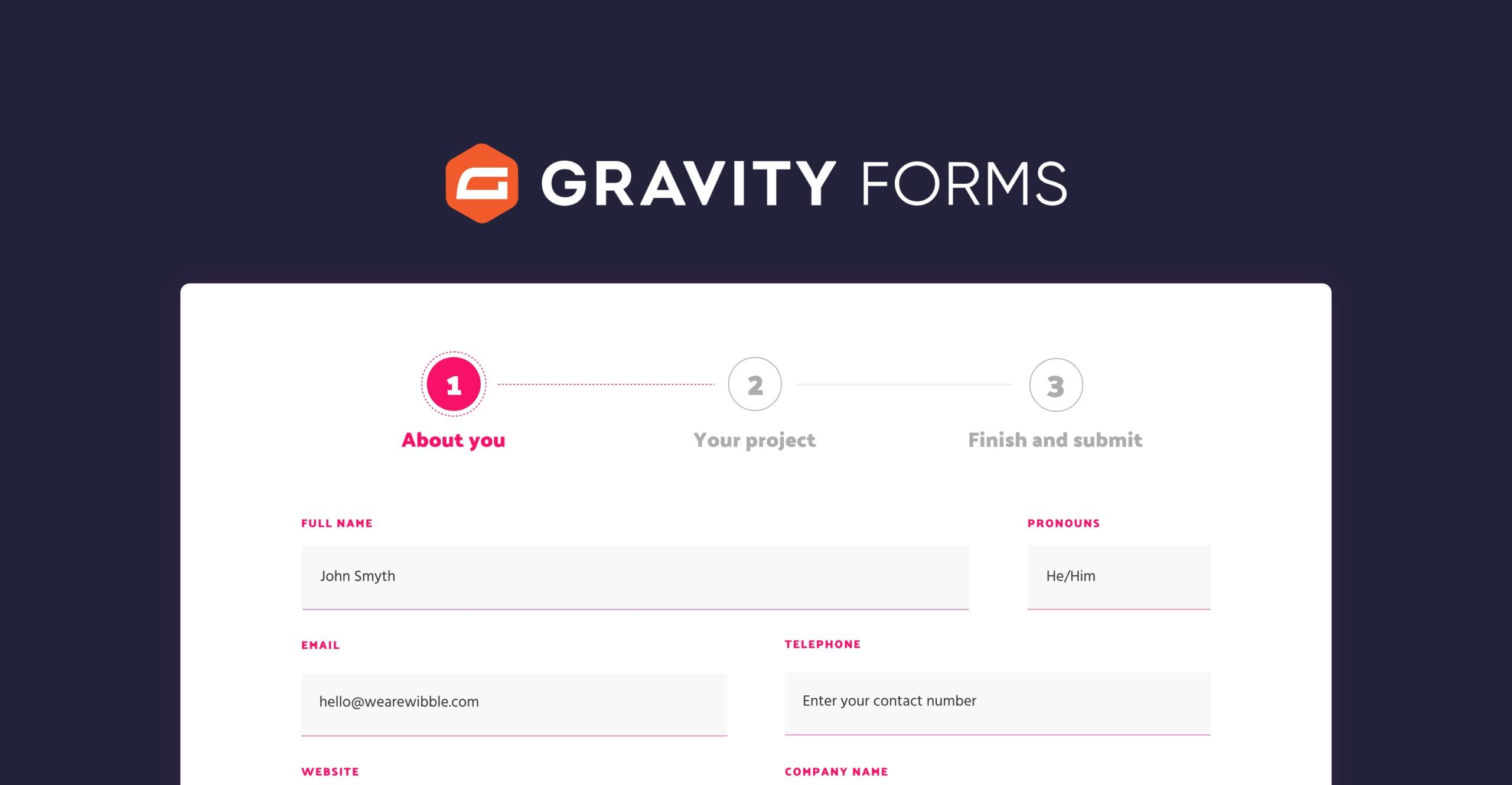 Belfast web development blog: using gravity forms on your website