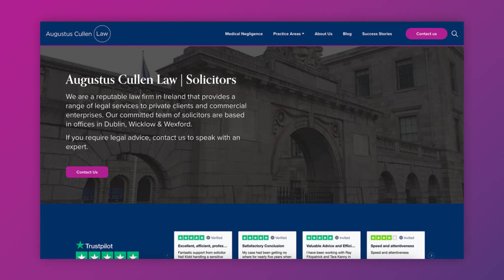 ACL Dublin by Wibble - legal web design experts in Dublin