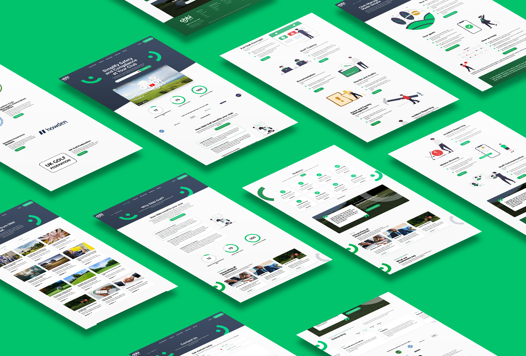 Obbi Golf by Wibble Web Design and Web Development Belfast