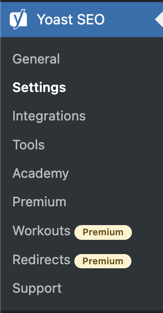 Yoast SEO Sidebar which shows where to click