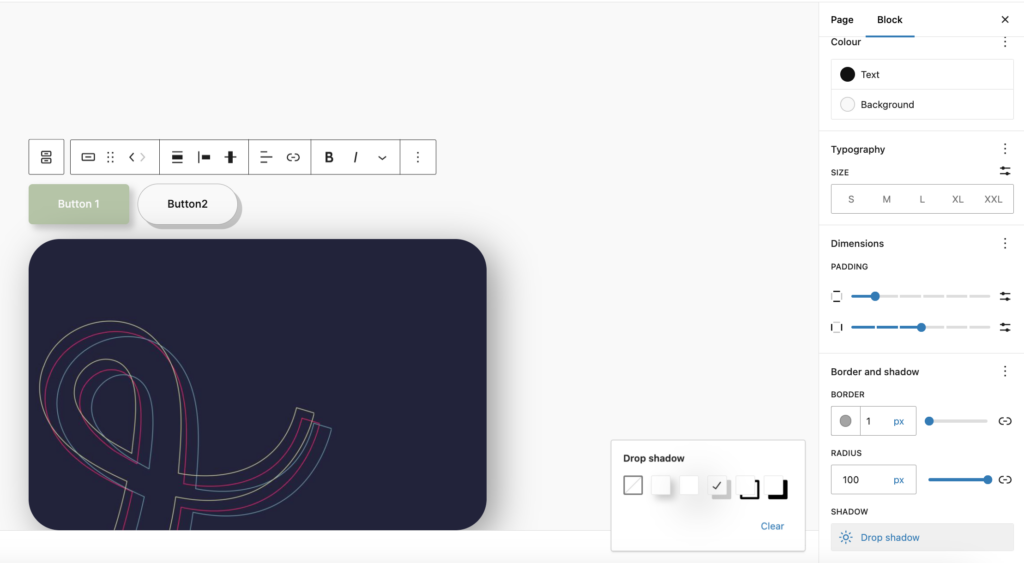Design options in WordPress 6.5