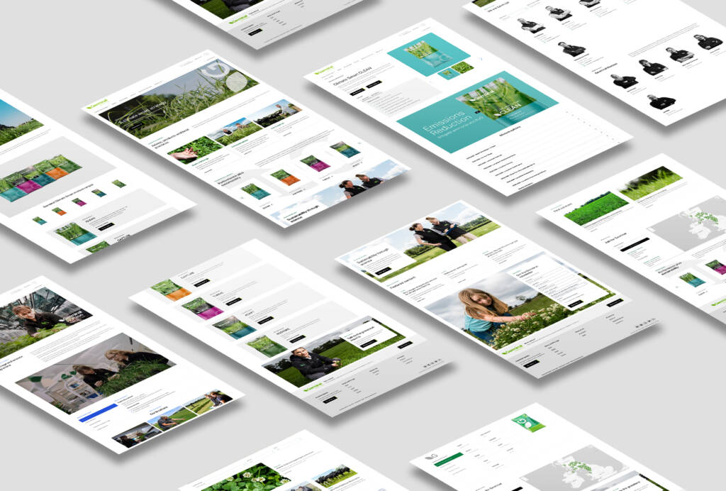UX Screens of Germinal Website by Wibble Web Design and Web Development