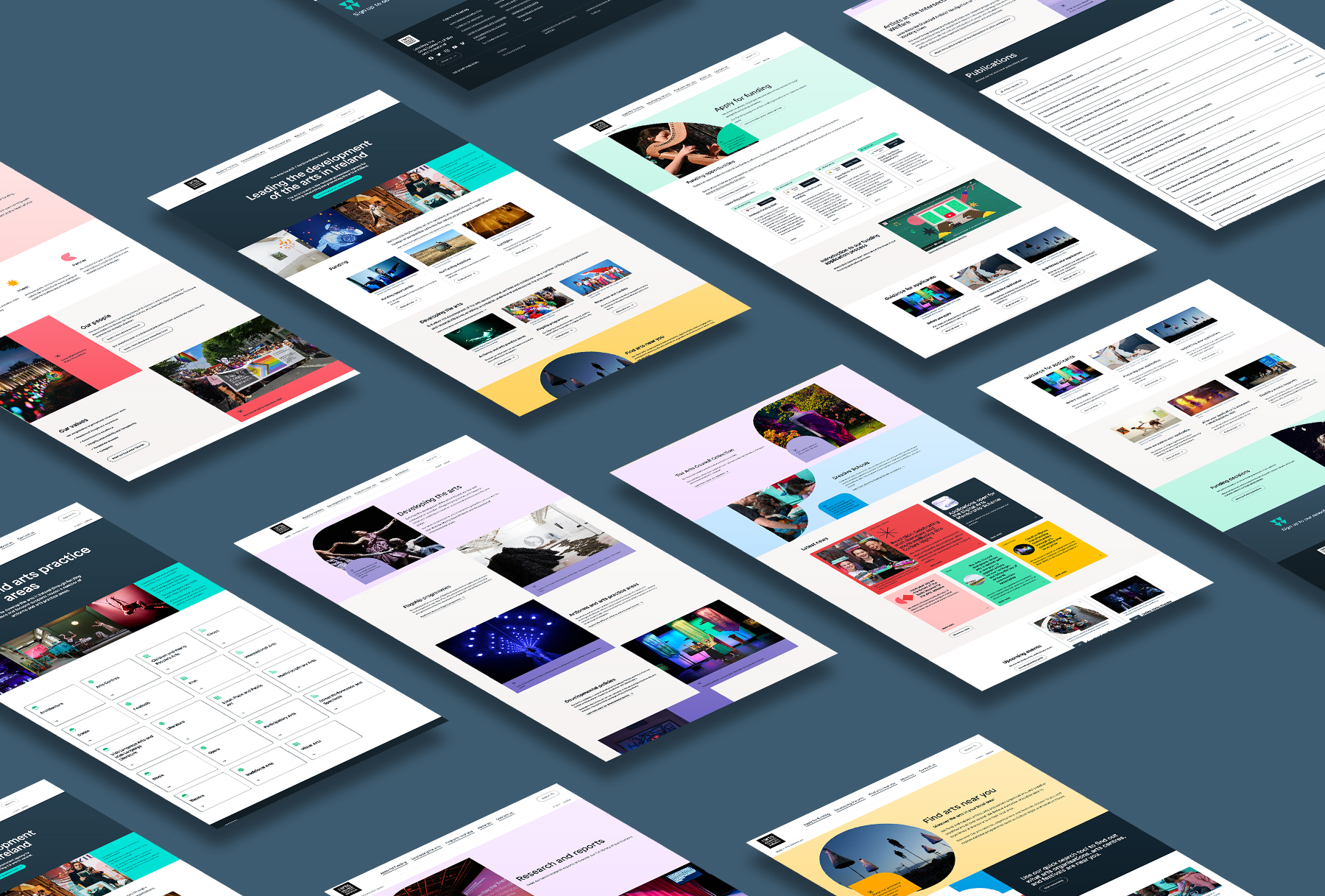 The Arts Council Ireland - By Wibble Web Design and Development - Belfast