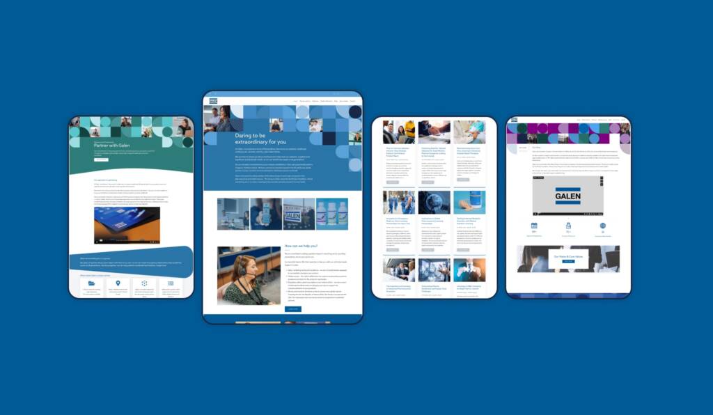 Our Partnership with Galen Pharma - A part of ALMAC - Galen Website - Blog by Wibble Web Design and Web Development