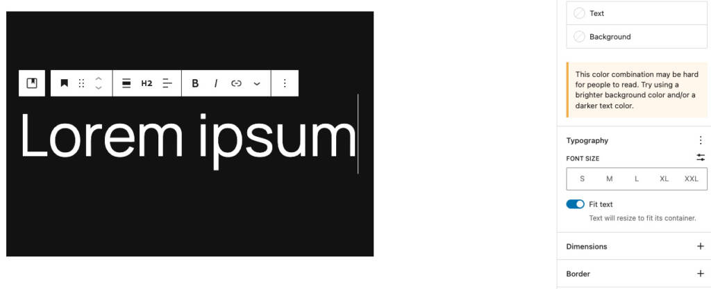 New Heading and Paragraph design options coming to WordPress 6.9