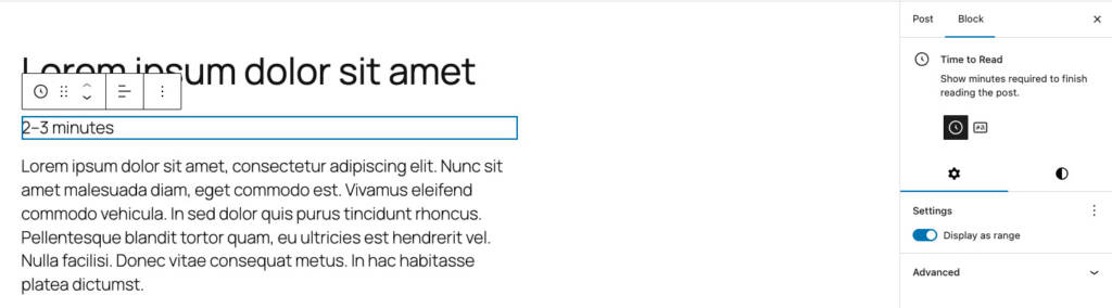 New Time to Read block coming to WordPress 6.9